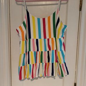 Swingy, multicolored top